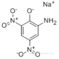 Phenol,2-amino-4,6-dinitro-, sodium salt (1:1) CAS 831-52-7